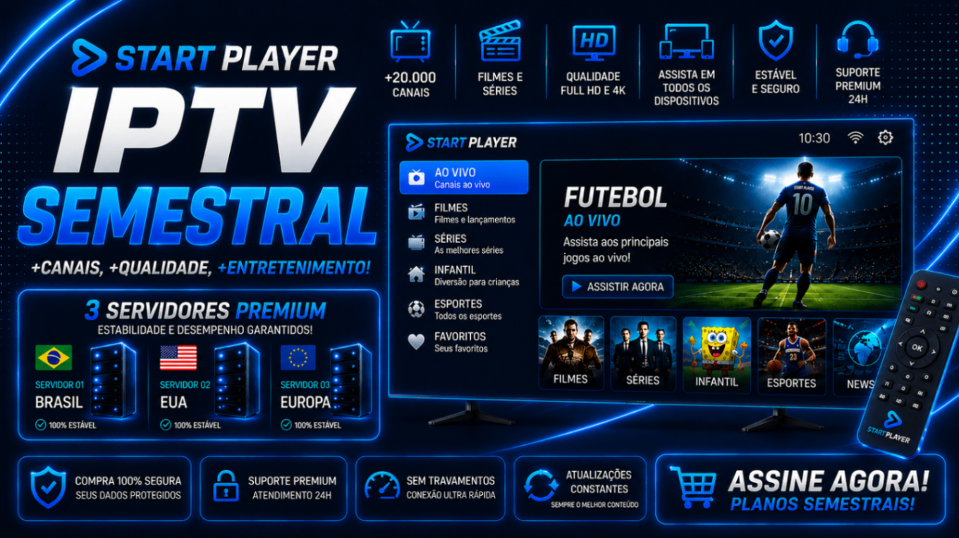 📺IPTV SEMESTRAL - 3 SERVIDORES