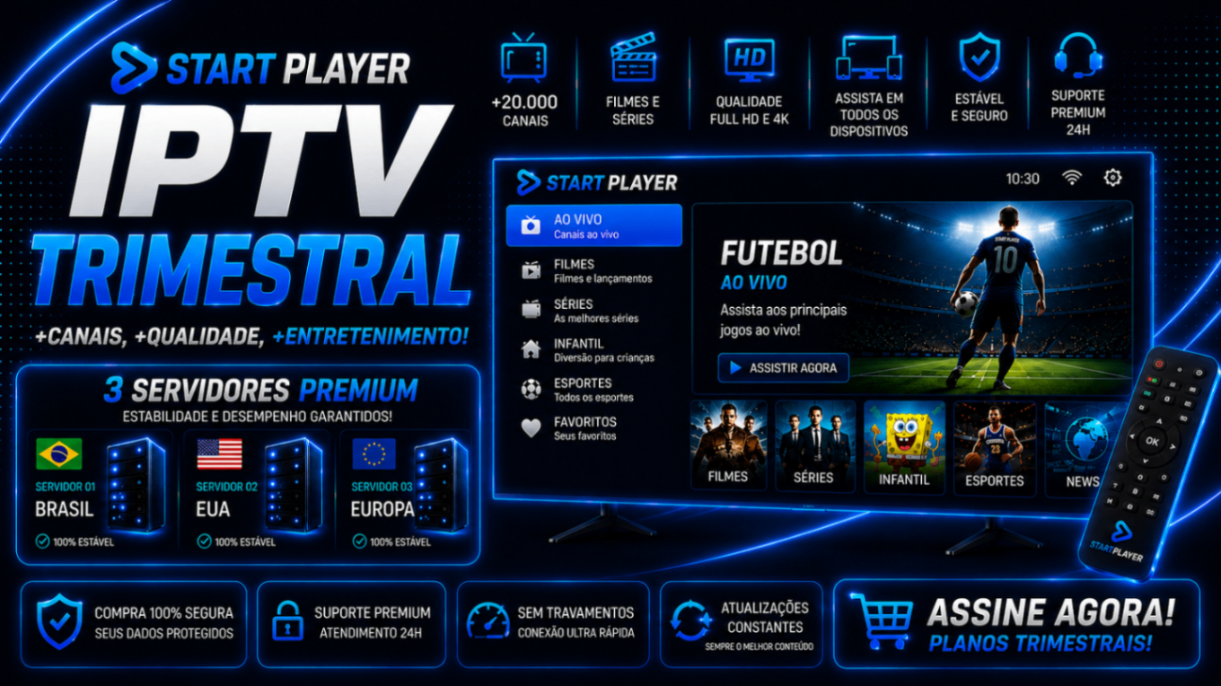 📺IPTV TRIMENSAL - 3 SERVIDORES